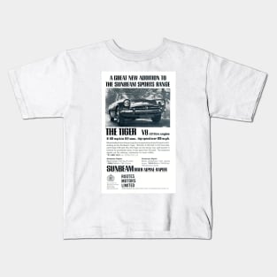 Classic Sunbeam Tiger car advert Kids T-Shirt